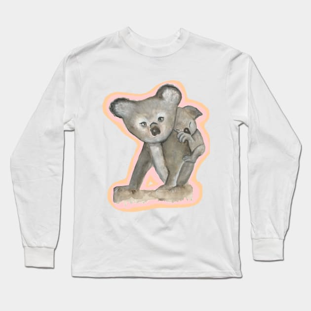 Koala Bear Long Sleeve T-Shirt by msmart